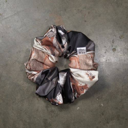 Impasto Satin Scrunchie – Regular Size