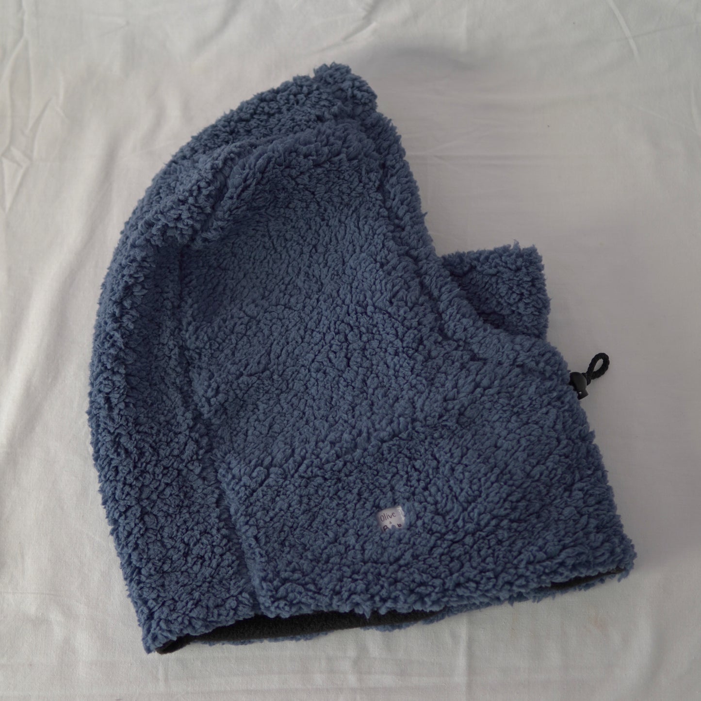 Teal Sherpa Hoodie Balaclava