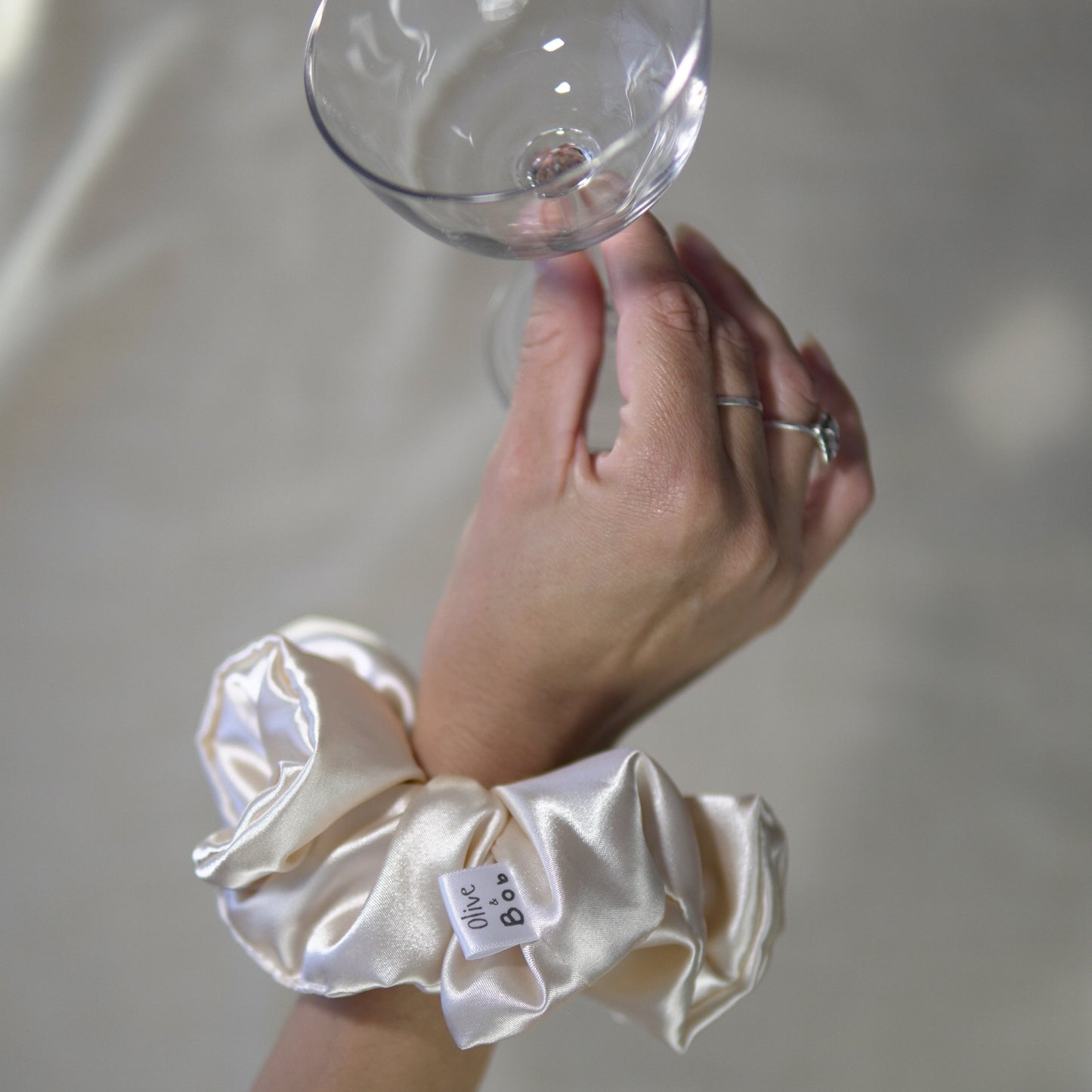 Lover's Champagne Scrunchie