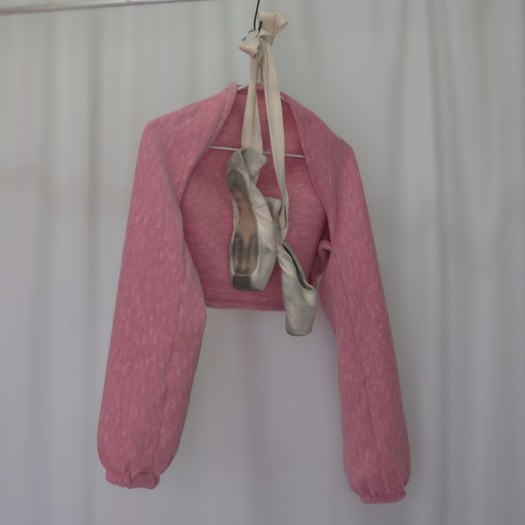 The Cozy Fleece Shrug – Pink