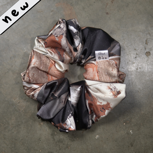 Impasto Satin Scrunchie – Regular Size